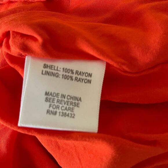 Modcloth Womens Small Red Blue Floral 100% Rayon Mini Skirt - Picture 4 of 9